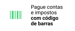 Pague contas e impostos com código de barras